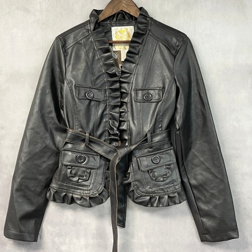 Wet seal womens faux - seal, leather